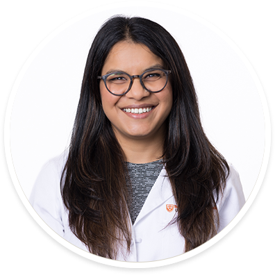 Circular portrait of Saleema Kherani-Ali, MD